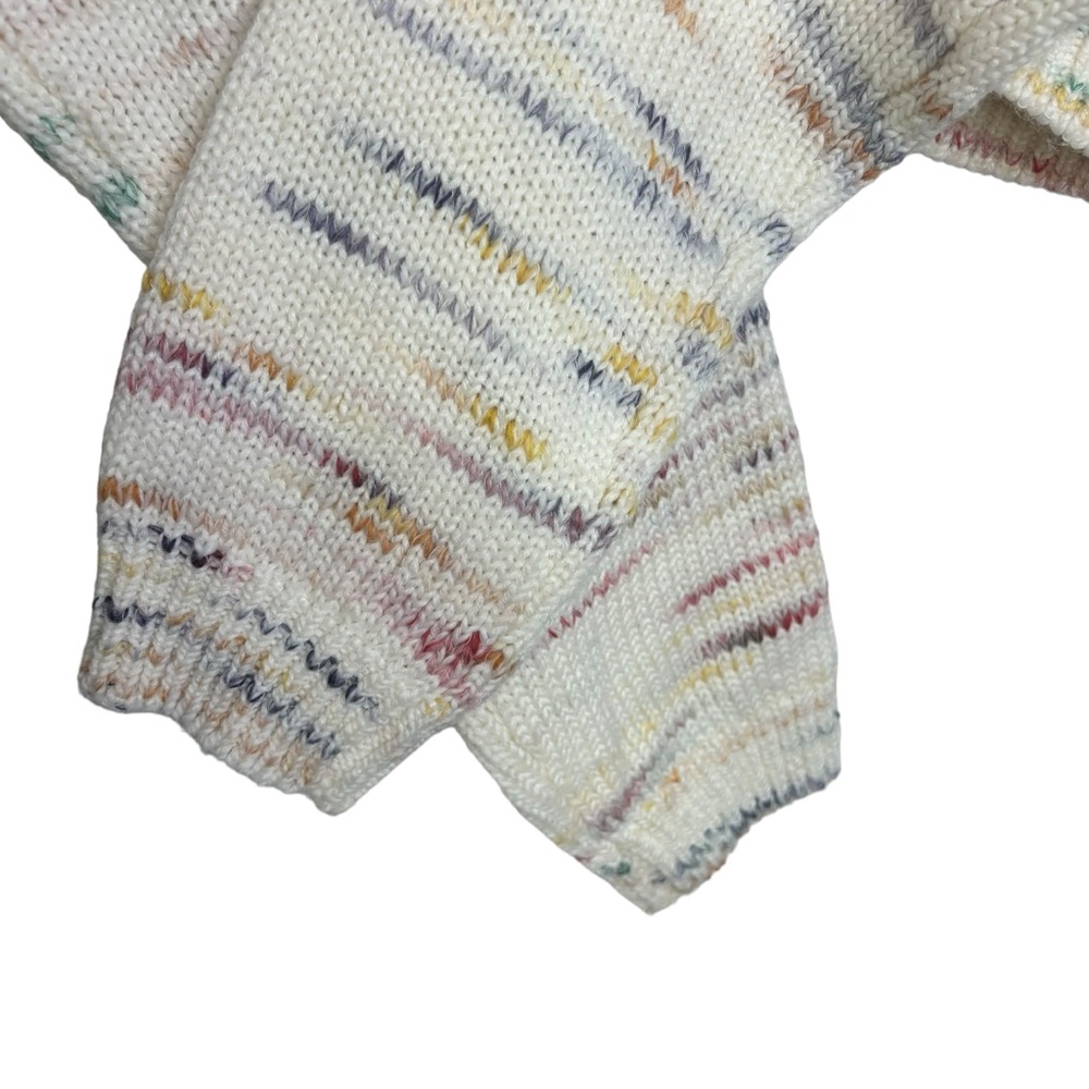 Urban Outfitters Wool Sweater, Small, Ivory Cropped, Chunky Knit - Picture 4 of 11